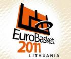 Logo Ευρωμπάσκετ 2011 στη Λιθουανία. Ευρωπαϊκό Πρωτάθλημα Μπάσκετ 2011. FIBA Europe